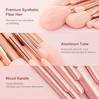 Sweet Beauty 07 PCs Makeup Brush Set | Complete Brush Kit for Professional and Beginner