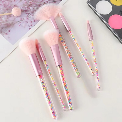 Sweet Beauty 07 PCs Makeup Brush Set | Complete Brush Kit for Professional and Beginner