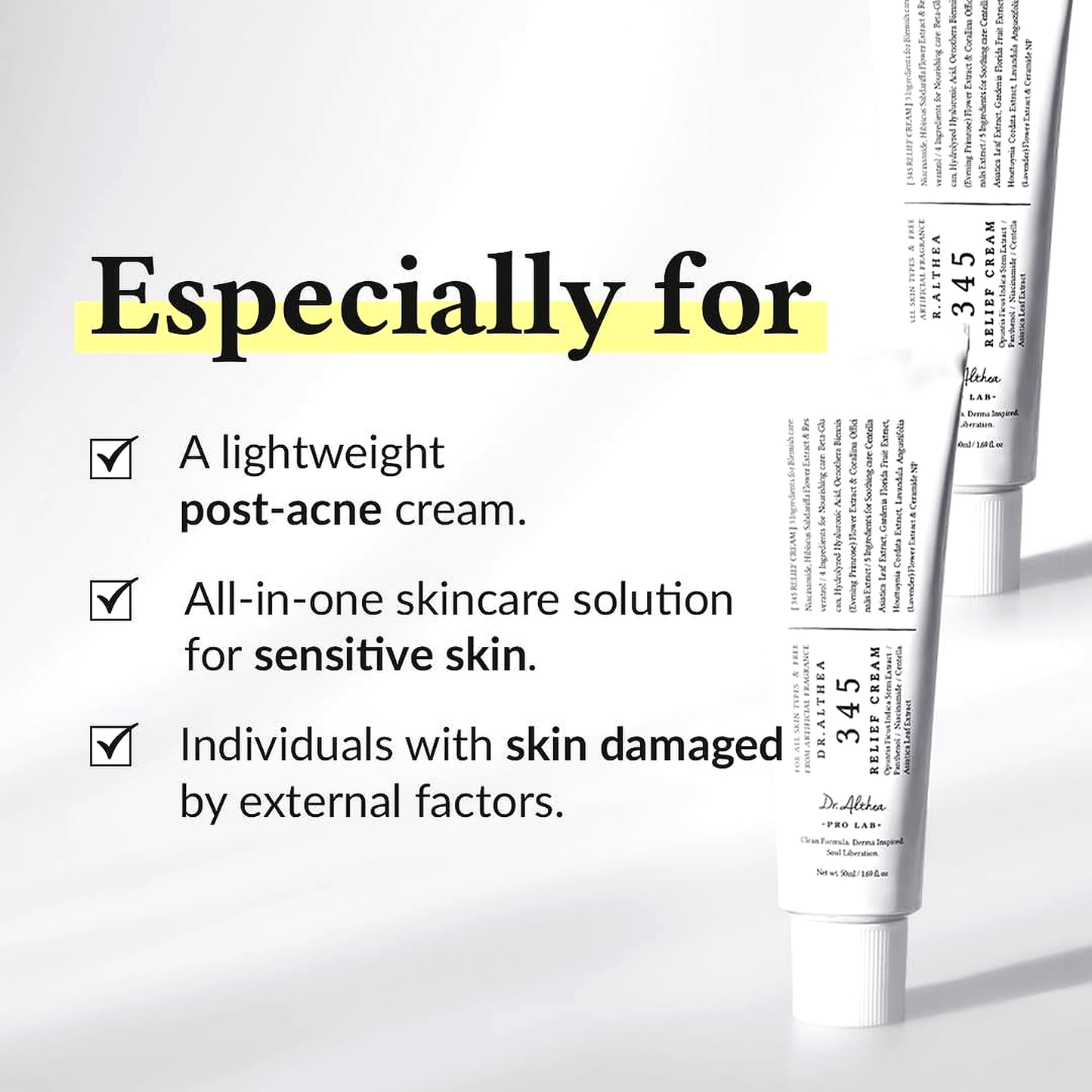 Dr Althea 345 Relief Cream – Gentle Soothing Daily Skincare – 35Gram