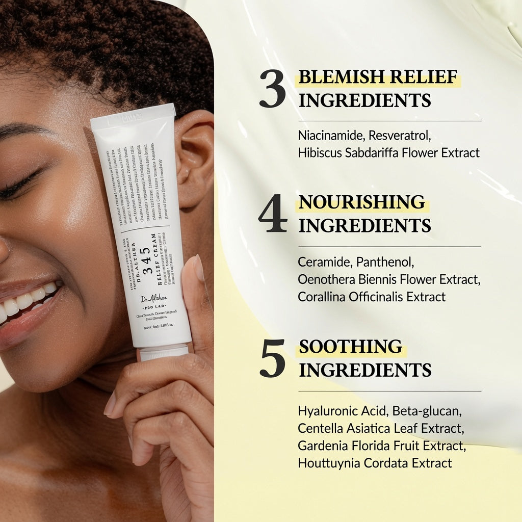 Dr Althea 345 Relief Cream – Gentle Soothing Daily Skincare – 35Gram